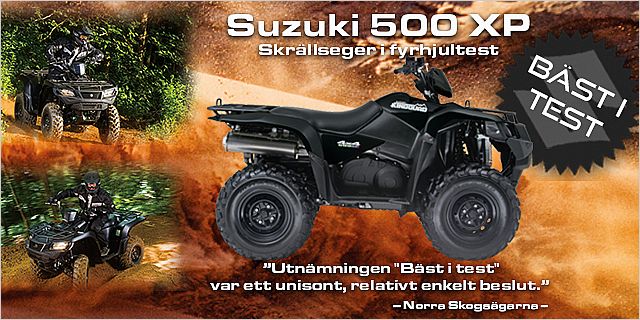 Suzuki LT-A500XP Testvinnaren